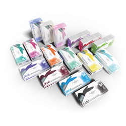 Violet pearl NITRIL handske - pudder fri. (10 sker)