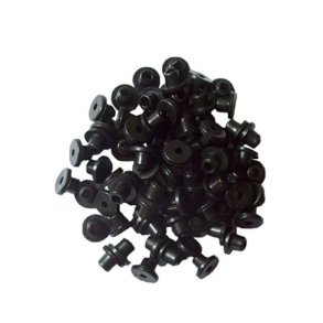 Nippels sort/- 100 stk.