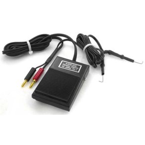 Fod 10 - Tattoo Maskine fodpedal komplet med banan stik.