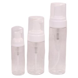 Skum/pumpe Flasker - 80/130/240 ml. i klar plast