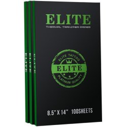 ELITE THERMAL TRANSFER PAPER - BOX OF 100 SHEETS XL 36 Cm  lang.