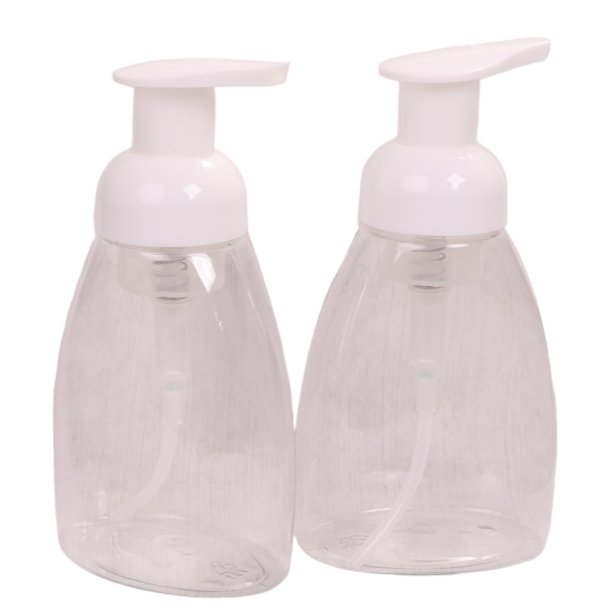 Oval Skum/pumpe Bottles - 240 ml. i klar plast .