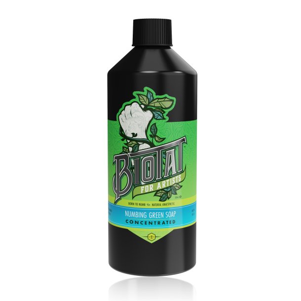BIOTAT NUMBING TATTOO GREEN SOAP CONCENTRATED 500ml