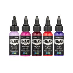 Platinum by Dynamic Tattoo Ink - Lush Set  5 x 30 ml