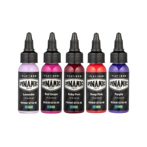 Platinum by Dynamic Tattoo Ink - Lush Set  5 x 30 ml