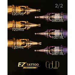 EZ TATTOO V-Select Gold Series - Liner n�le - 10 stk.