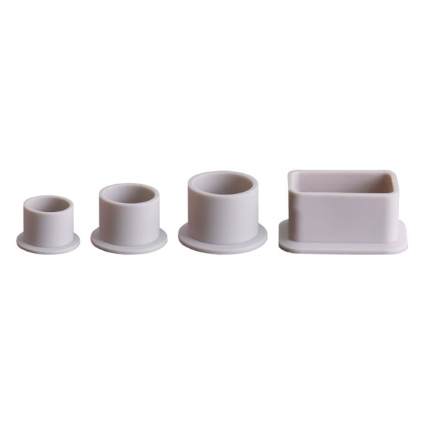 ELITE Silicone Ink Caps - Round Grey