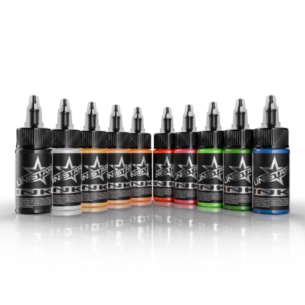 Unistar Ink Top Basic Color Set 10x30 ml