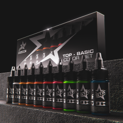 Unistar Ink Top Basic Color Set 10x30 ml