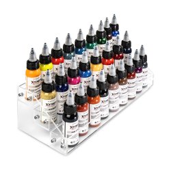 Ink display stand with 3 shelves