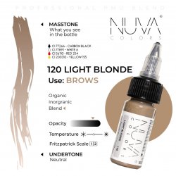 NUVA COLORS - 120 LIGHT BLONDE - 15ML