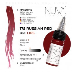 NUVA COLORS - 175 RUSSIAN RED - 15ML