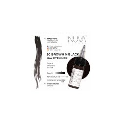 NUVA COLORS - 20 BROWN N BLACK - 15ML 