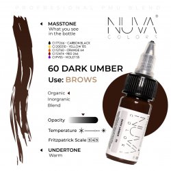 NUVA COLORS - 60 DARK UMBER - 15ML