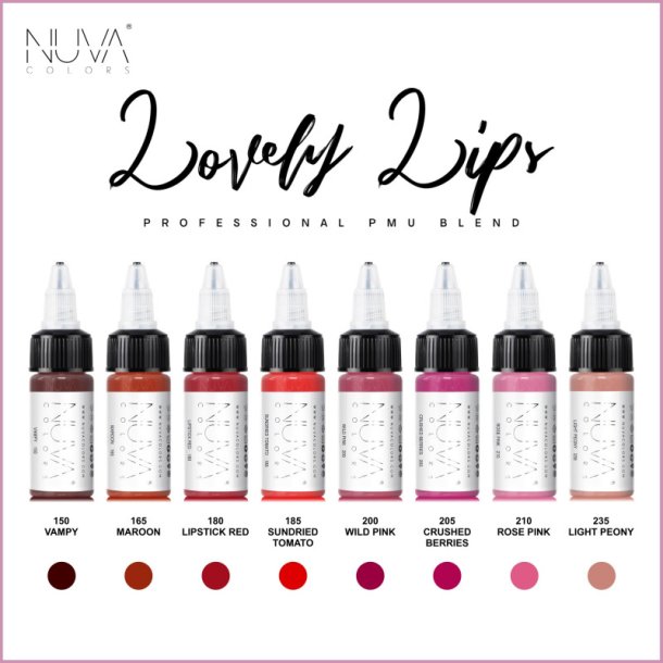 NUVA COLORS - LIP COLLECTION SET - 8 X 15ML