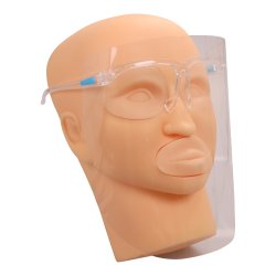 Ansigts visir , beskytelse - med brille. 10 stk - Tilbud.