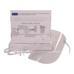 Ansigts visir , beskytelse - med brille. 10 stk - Tilbud.