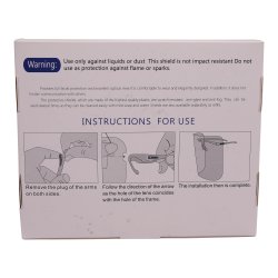 Ansigts visir , beskytelse - med brille. 10 stk - Tilbud.