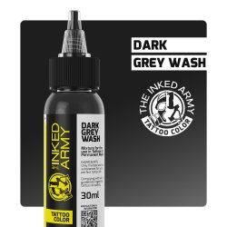 THE INKED ARMY - Tattoo Color - Dark Grey Wash - 30 ml