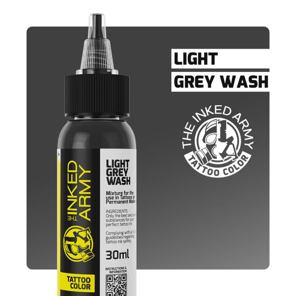 THE INKED ARMY - Tattoo Color - Light Grey Wash - 30 ml