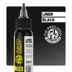 THE INKED ARMY - Tattoo Color - Liner Black - 30ml