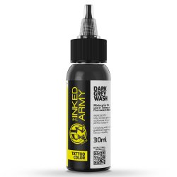 THE INKED ARMY - Tattoo Color - Dark Grey Wash - 30 ml