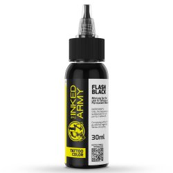 THE INKED ARMY - Tattoo Color - Flash Black - 30 ml