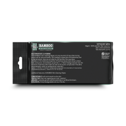 THE INKED ARMY - Bamboo Hygiene Wipes - Compostable and Biodegradable - 20 cm x 20 cm - 100 pcs/pack