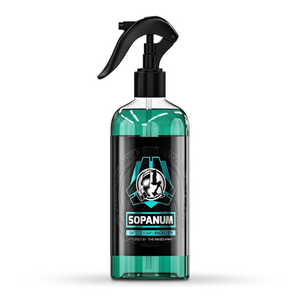 THE INKED ARMY - Sopanum Eukalypti - Tattoo Soap - Ready to Use Spray - 500 ml
