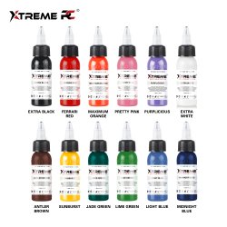 XTreme Ink - 12 COLOR SET - 12x30 ML