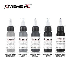 XTreme Ink - OPAQUE GRAY SET - 5x30 ML