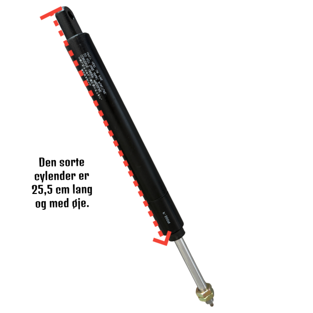 Gasfjeder til  vores brikse til fodstt.