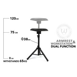 ACT085 Prortable Convention Armrest med taske.