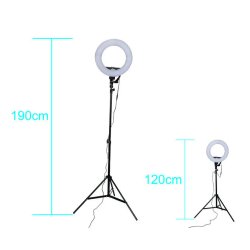 Light 20 LED STOR rund gulv lampe . Ring 200 - 35  cm.