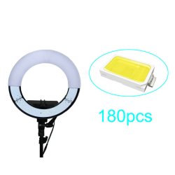 Light 20 LED STOR rund gulv lampe . Ring 200 - 35  cm.