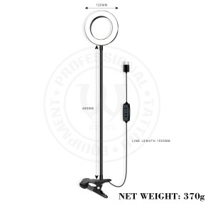 Light 18-  Bordmodel  LED  rund  lampe . 