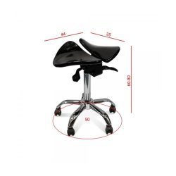 TIDE PRO - ROTARY STOOL PREMIUM BLACK