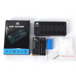 Tattoo Ink Magnetic Colorant Mixer. Slip for at ryste i h�nden.