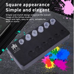 Tattoo Ink Magnetic Colorant Mixer. Slip for at ryste i h�nden.