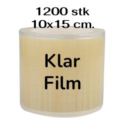 Protective Barrier Film i klar 10x15 cm. 1200stk