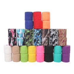 Magic Tattoo Grip Covers. Cold Steel selvklbende elastikbind 5 cm bred. 12 stk. 