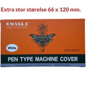 Cartridge pen overtr�k extra bred  66 x120 mm.   200 stk.