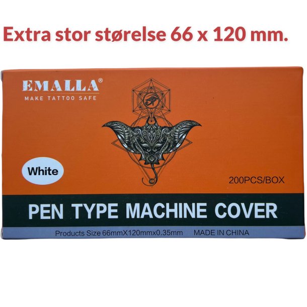 Cartridge pen overtrk extra bred  66 x120 mm.   200 stk.