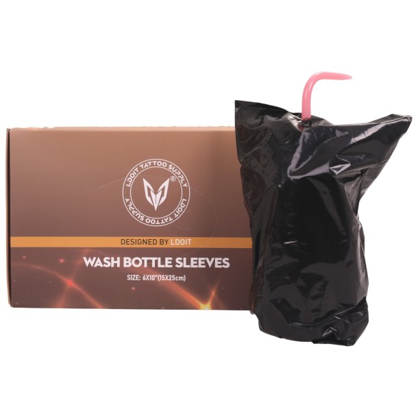 Tattoo wash bottle bags. Stor 15x25