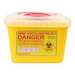 Kanyle/nle box. 5 L. i Sort