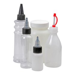 Bottles - 15/30/60/120/240 ml. Alle med twist skrue lg.