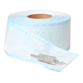 Sterilization tubing sveje poser med papir bagside. 10 cm. x 200 m.