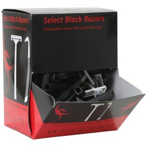 Barber skraber i sort 1000 stk. - Tilbud