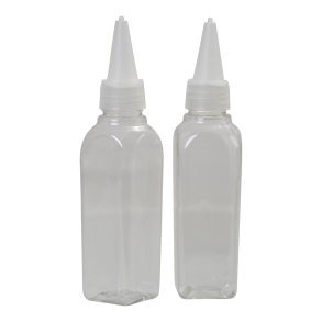 Bottles - 60 ml. firekantet
