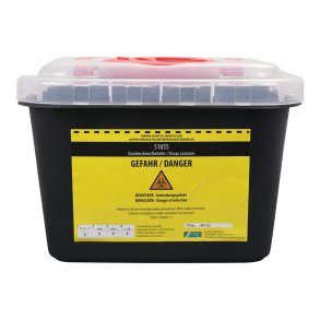 Kanyle/nle box. 2 L. i Sort